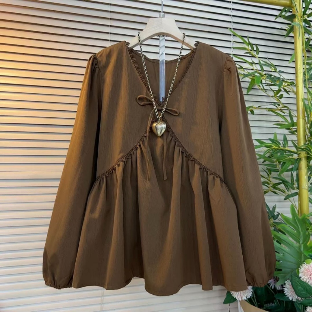 Blouse Off Shoulder - Plus Size Vrouwen Kleding 2026 Lente