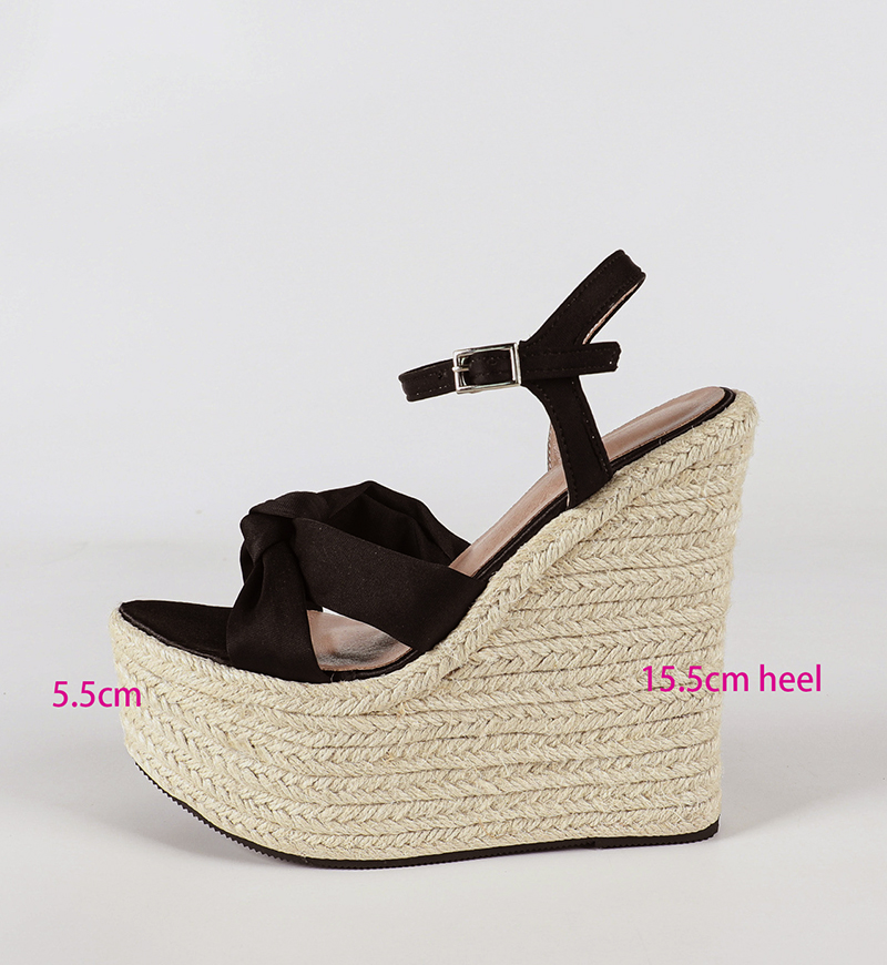 Wedge Espadrille Women - LIHUAMAO 15,5 cm hakpumps dames wedges